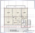 Alpines, traditionelles Holzhaus - Grundriss Obergeschoss